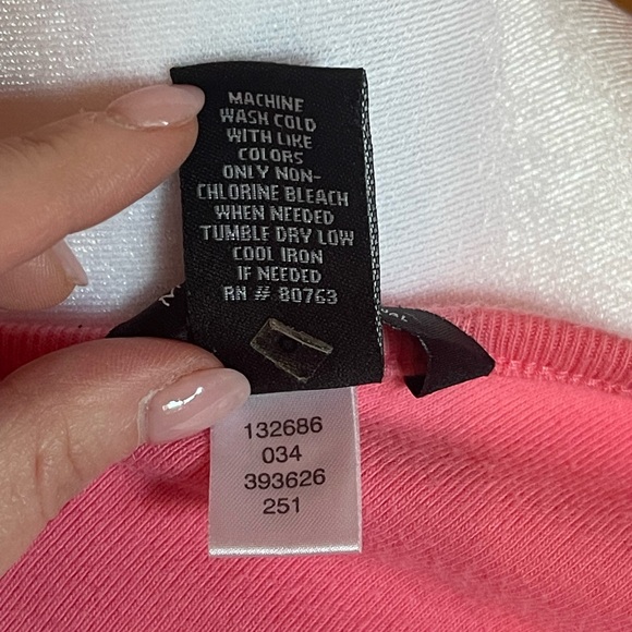 Moda International Coral Pink Cotton Sleeveless V-Neck Dress Size M - Picture 8 of 8